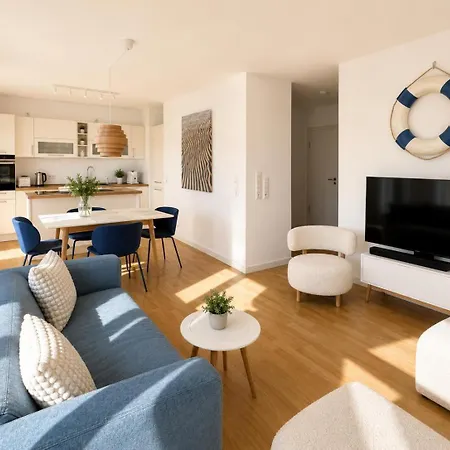شقة Haus Marina Kapitaen-alexander-strasse 39, 27472 Ankerplatz Whg. 22, Seesicht